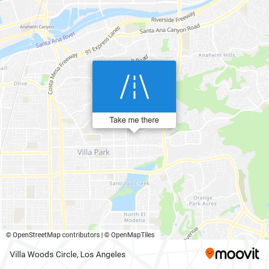 Villa Woods Circle map