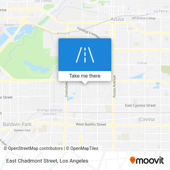 Mapa de East Chadmont Street