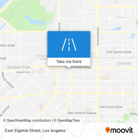 East Elgenia Street map