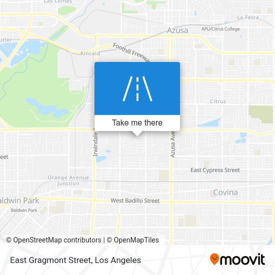 East Gragmont Street map
