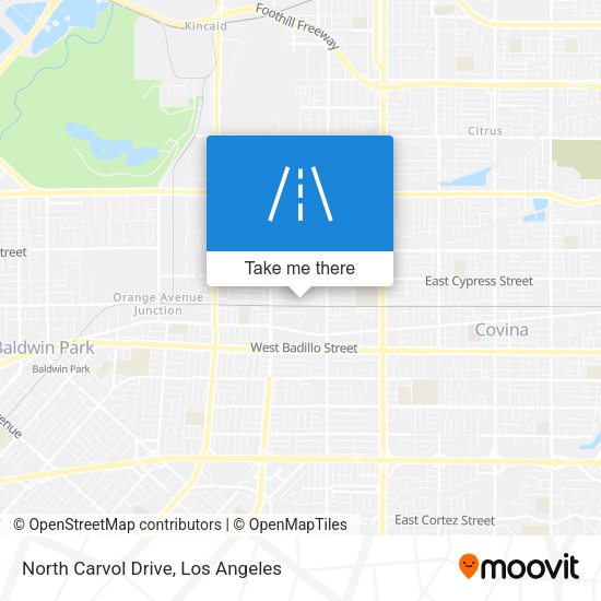 North Carvol Drive map