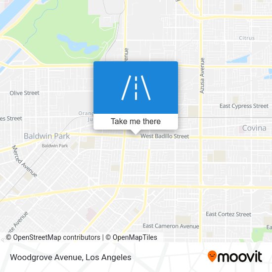 Woodgrove Avenue map