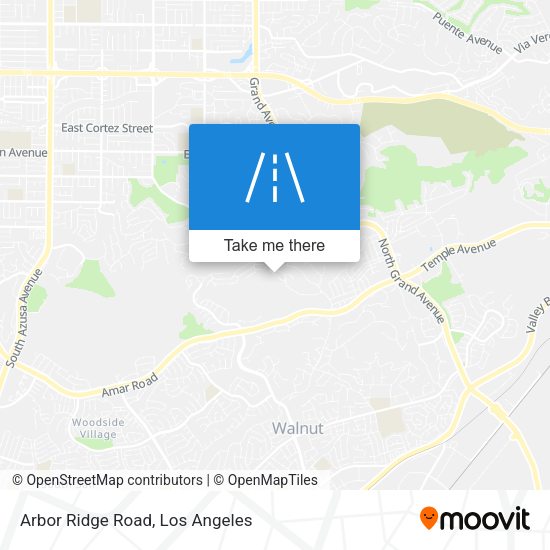 Arbor Ridge Road map