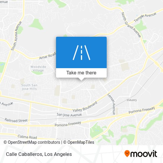 Calle Caballeros map