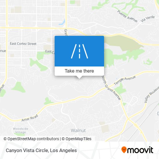 Canyon Vista Circle map