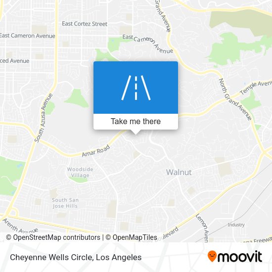 Mapa de Cheyenne Wells Circle