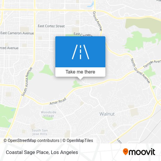 Mapa de Coastal Sage Place