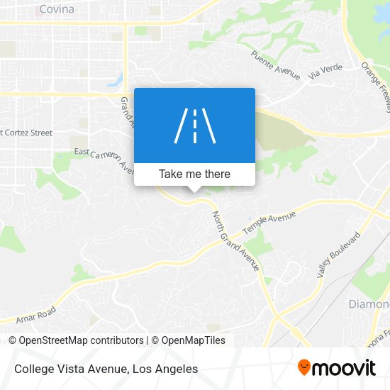 College Vista Avenue map