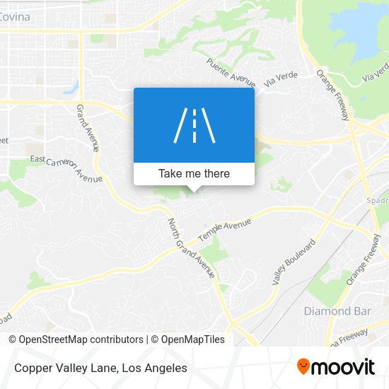 Copper Valley Lane map