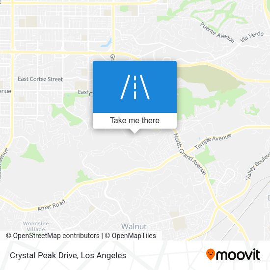 Mapa de Crystal Peak Drive