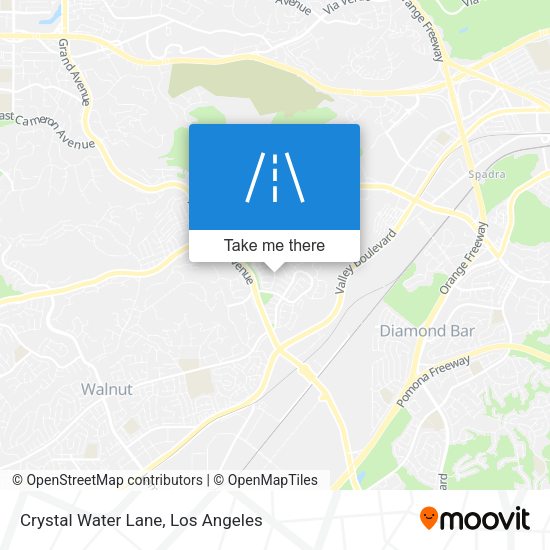 Crystal Water Lane map