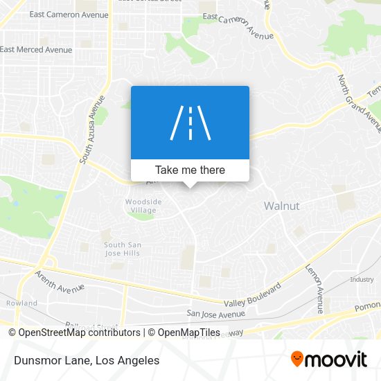 Mapa de Dunsmor Lane