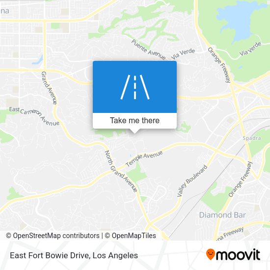 East Fort Bowie Drive map