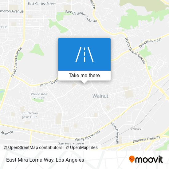 Mapa de East Mira Loma Way