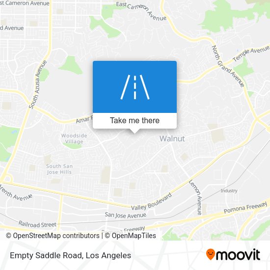 Mapa de Empty Saddle Road