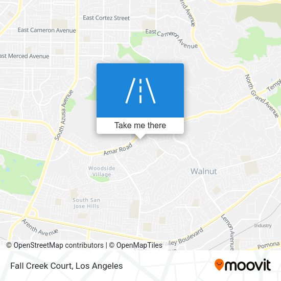 Fall Creek Court map