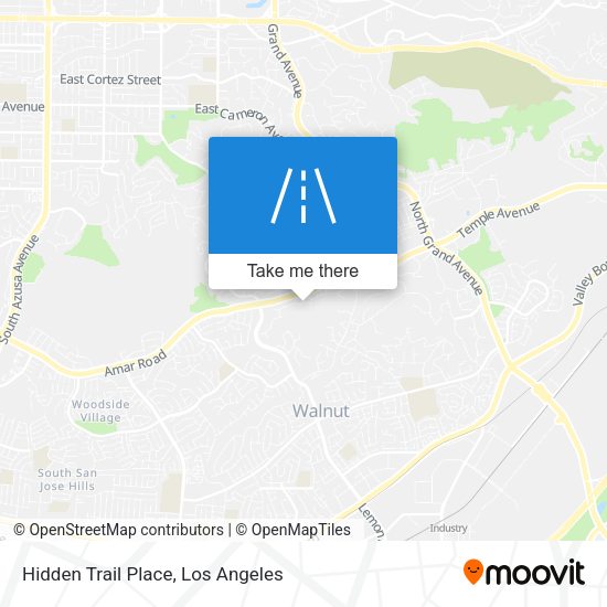 Hidden Trail Place map