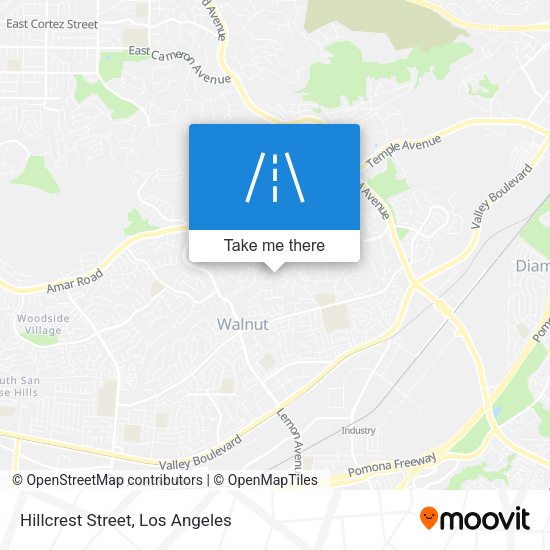 Hillcrest Street map