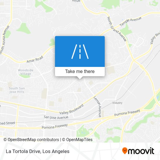 Mapa de La Tortola Drive