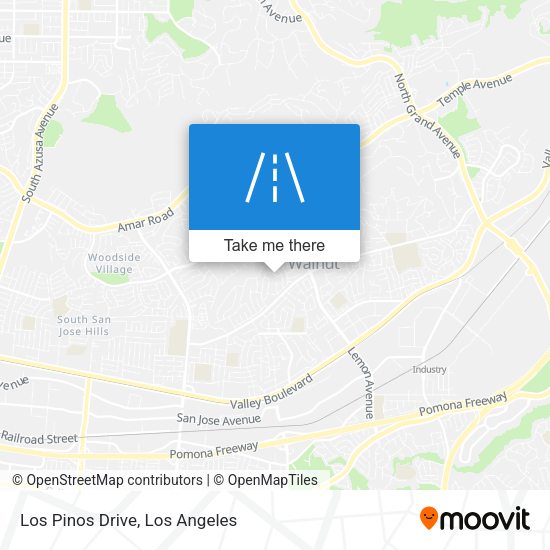 Mapa de Los Pinos Drive
