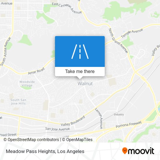 Meadow Pass Heights map