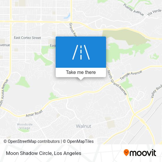Moon Shadow Circle map