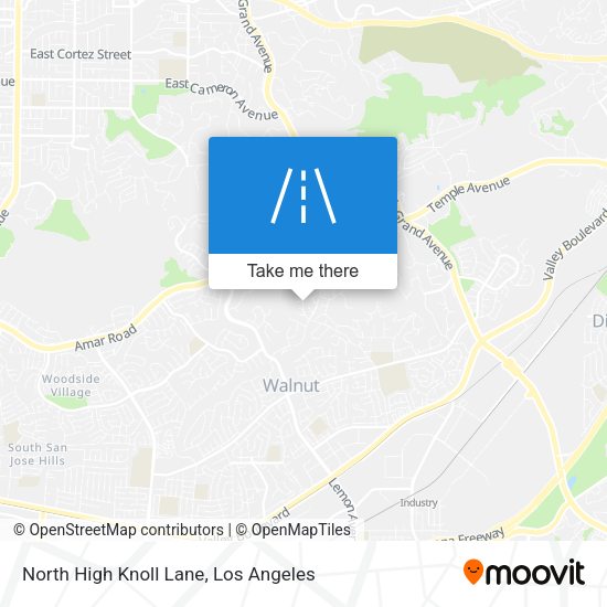 North High Knoll Lane map