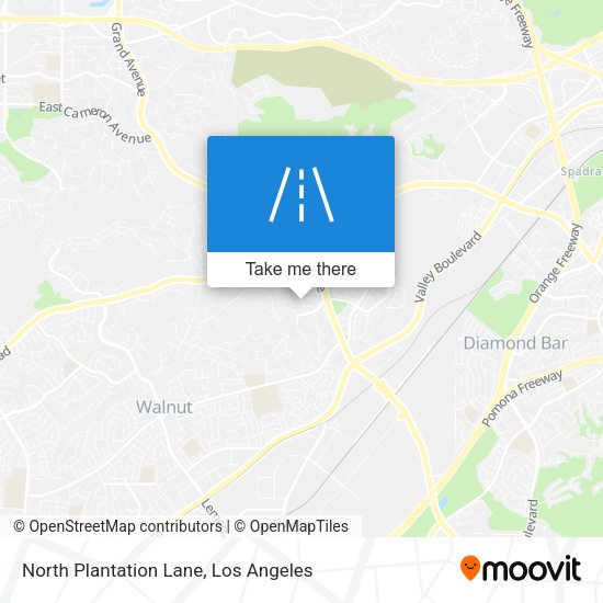 North Plantation Lane map