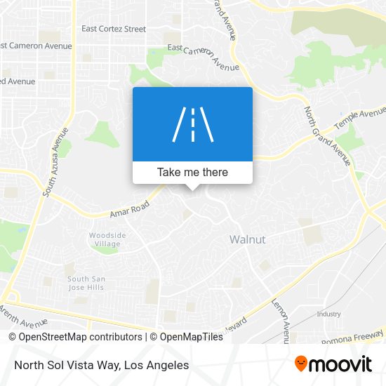 Mapa de North Sol Vista Way