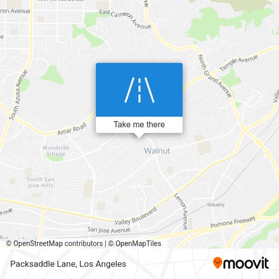 Mapa de Packsaddle Lane
