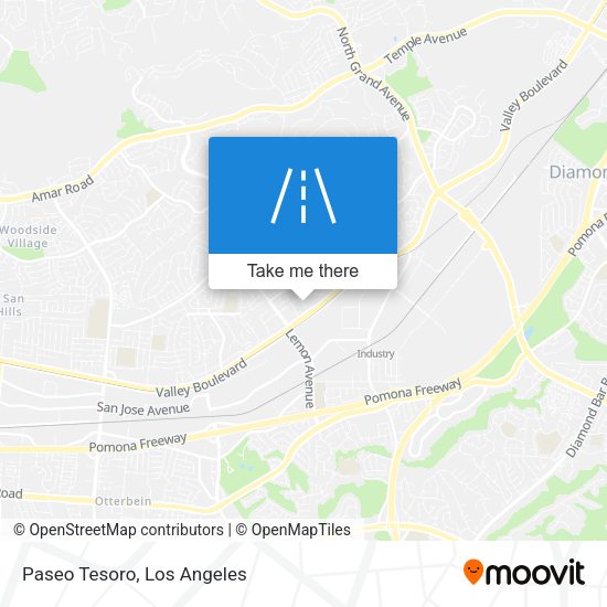 Mapa de Paseo Tesoro
