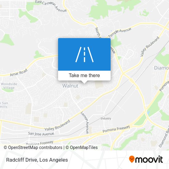 Mapa de Radcliff Drive