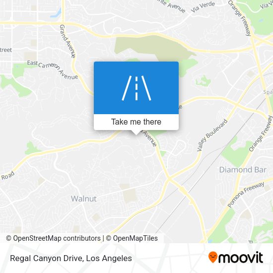 Regal Canyon Drive map