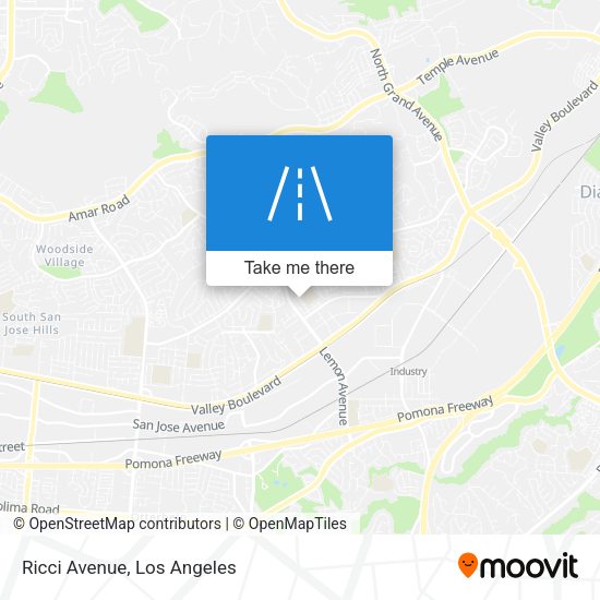 Mapa de Ricci Avenue
