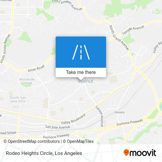 Rodeo Heights Circle map
