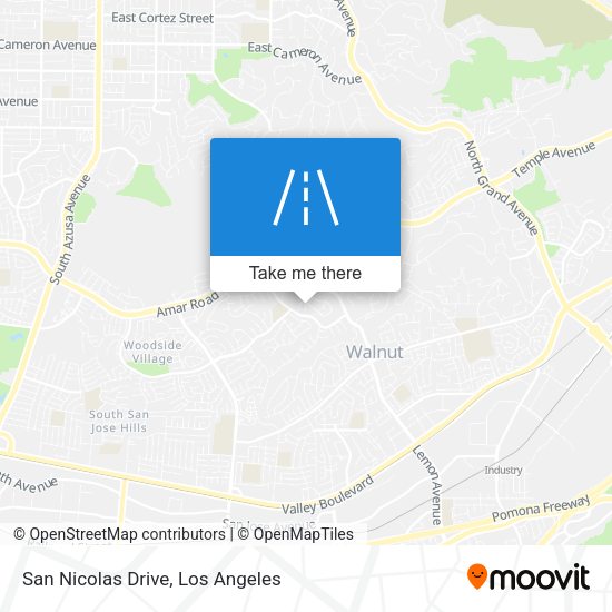 San Nicolas Drive map