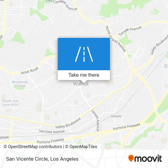 San Vicente Circle map