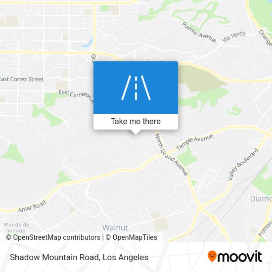 Shadow Mountain Road map