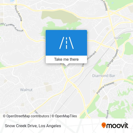 Snow Creek Drive map