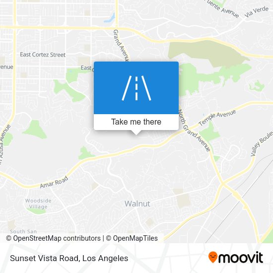 Mapa de Sunset Vista Road
