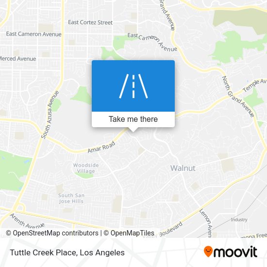 Tuttle Creek Place map
