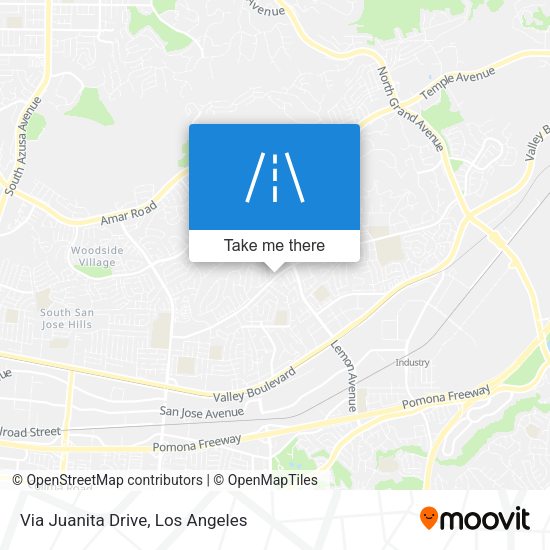 Via Juanita Drive map