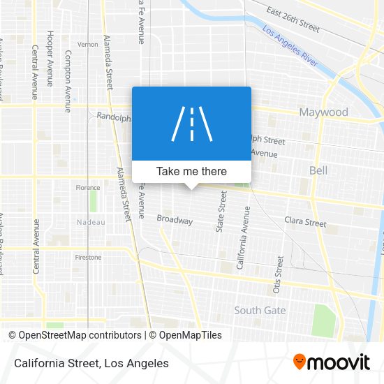 California Street map