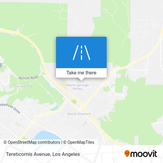 Tereticornis Avenue map