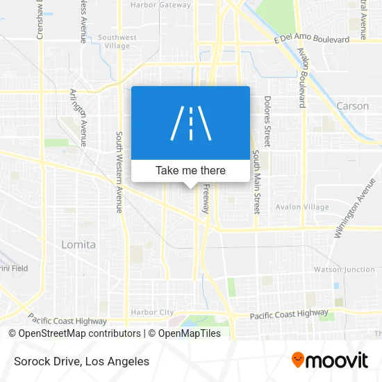 Sorock Drive map