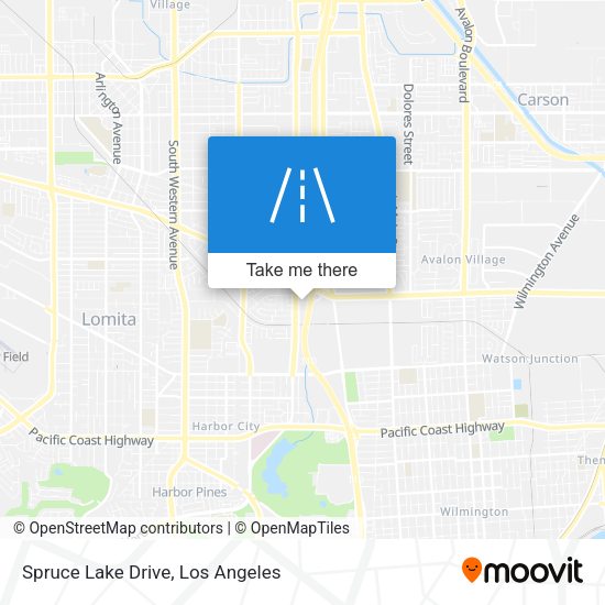 Spruce Lake Drive map