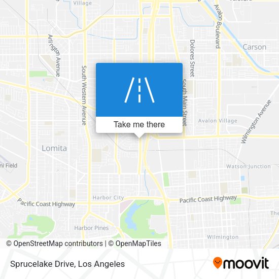 Sprucelake Drive map