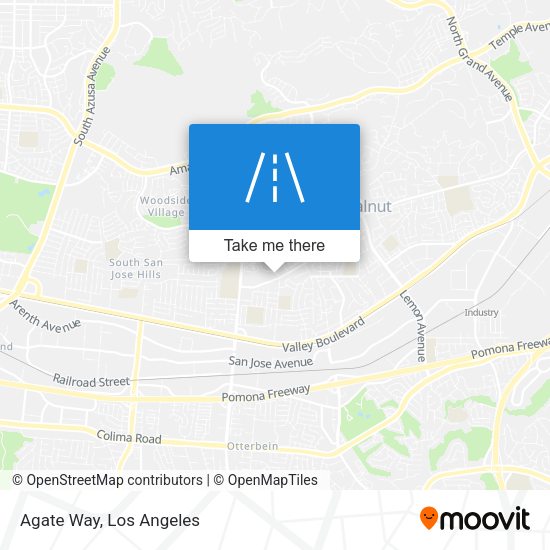 Mapa de Agate Way