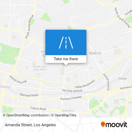 Mapa de Amanda Street