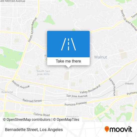 Bernadette Street map